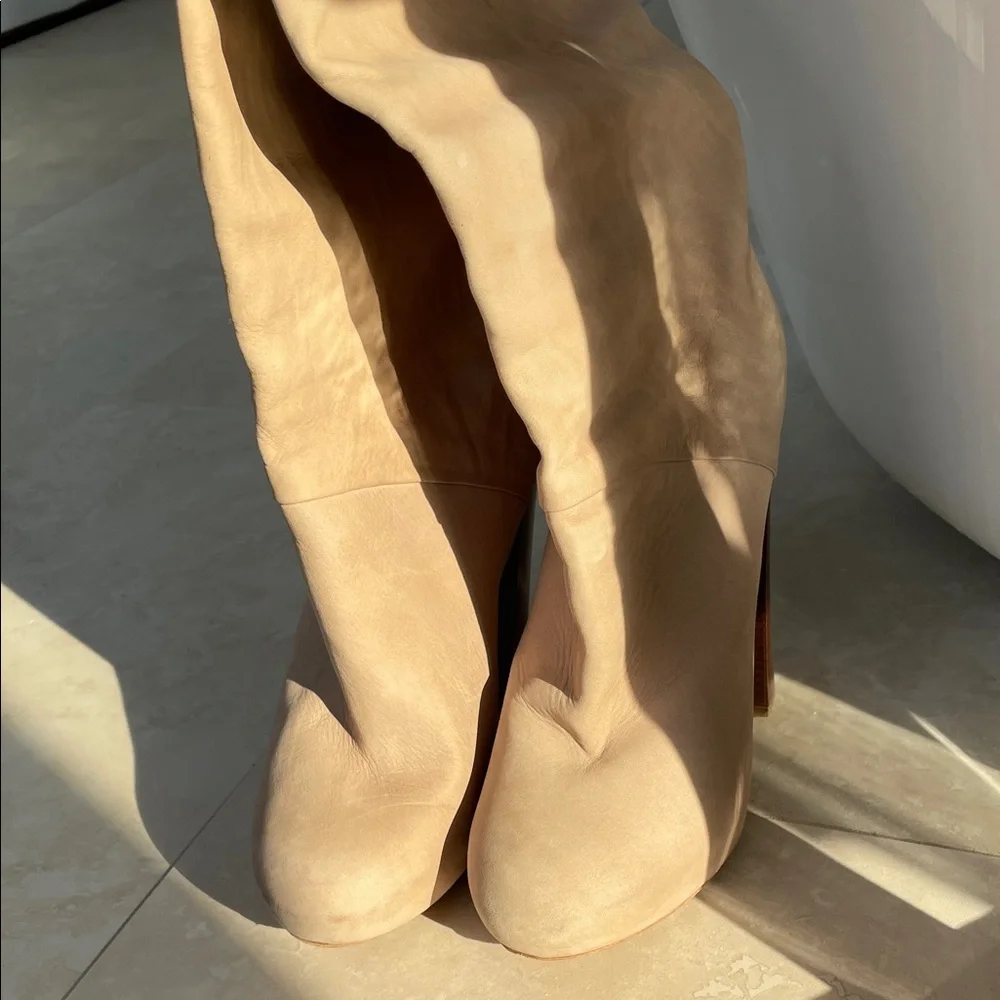 Brian Atwoood tall platform heeled boots size 8 - Picture 14 of 16